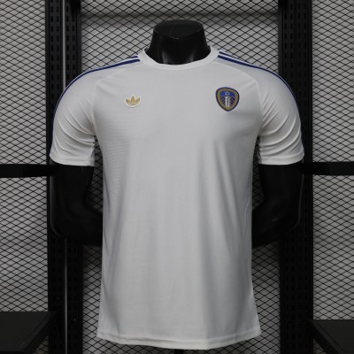 Player 2026 S-3XL Leeds United White Casual Retro