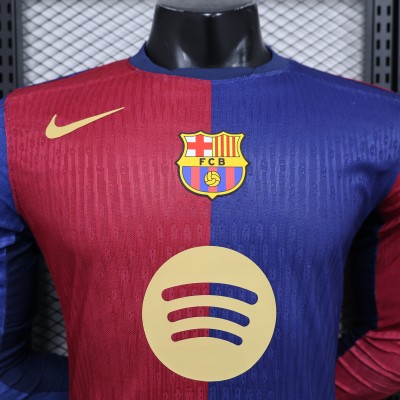 Player, Barcelona Home, Long Sleeve 1